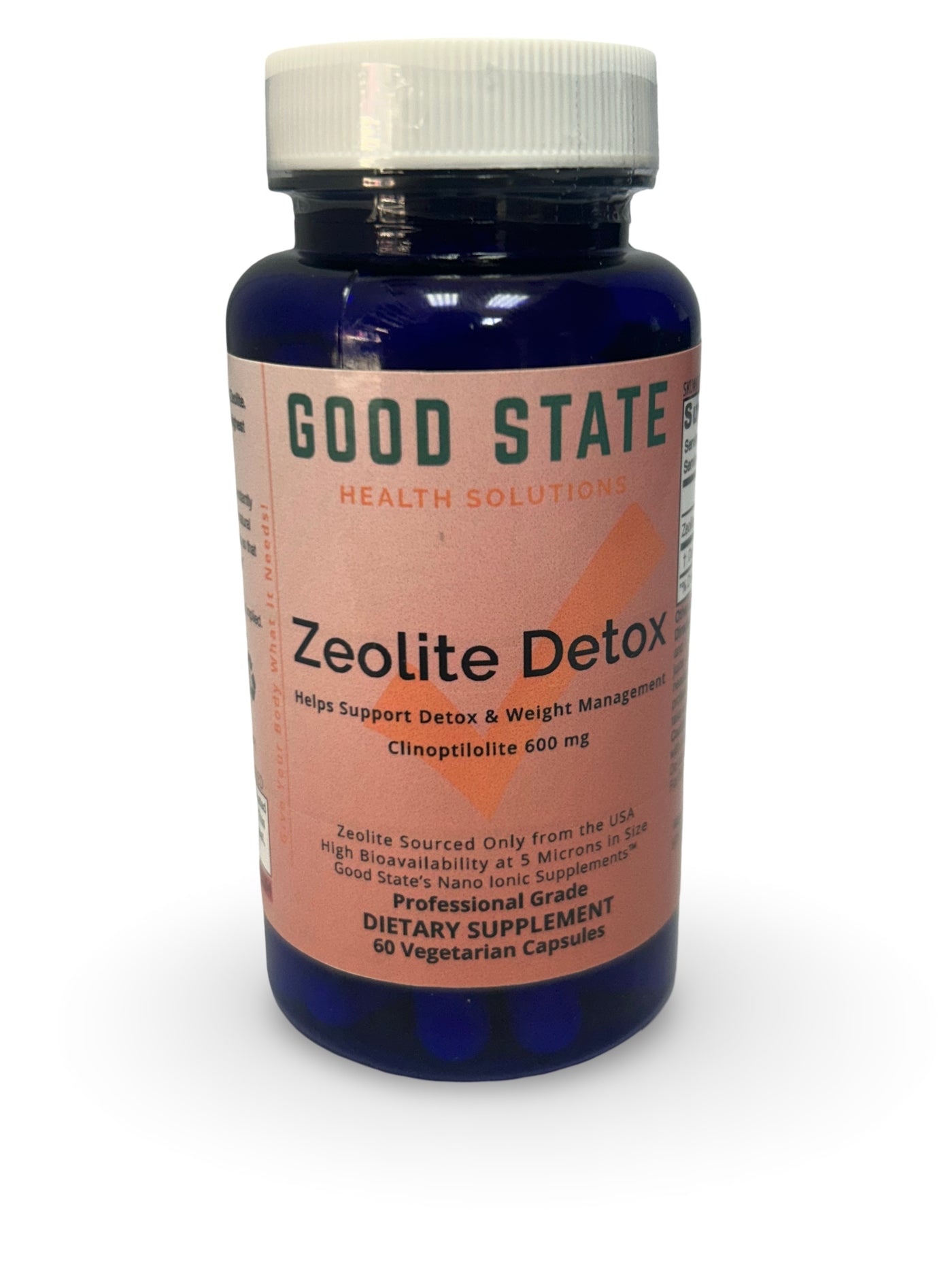 Zeolite Detox - 600 mg per Veggie Capsule