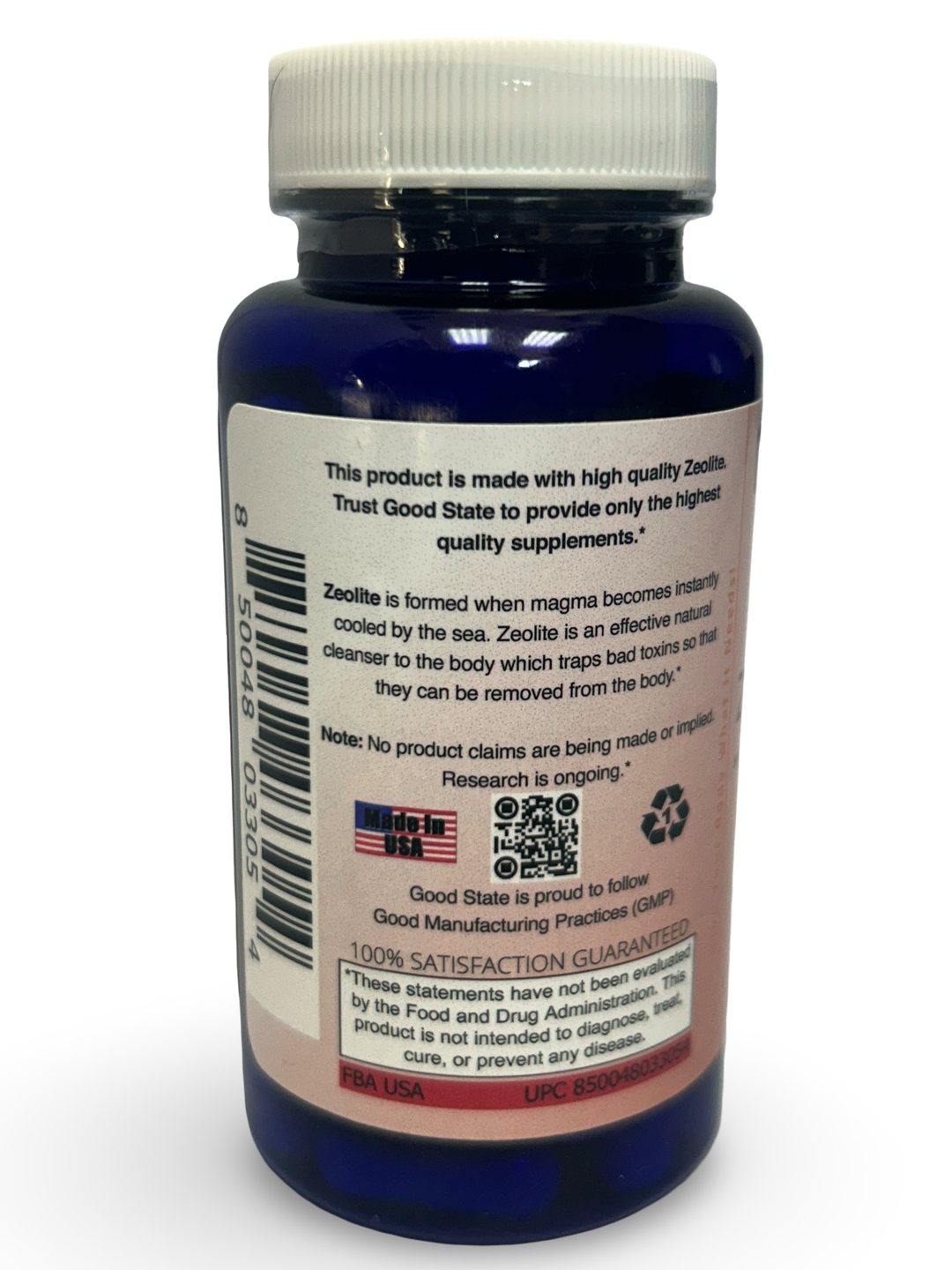 Zeolite Detox - 600 mg per Veggie Capsule – Good State