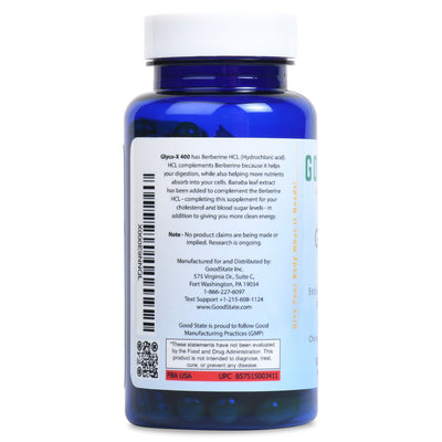 Glyco-X 400 with Berberine HCL Supplement