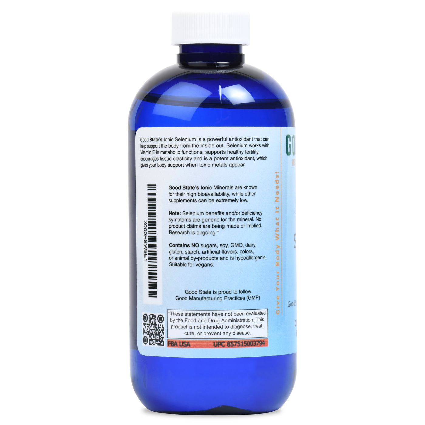 Liquid Ionic Selenium Supplement