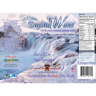 Crystal Wave Mineral Enriched Water 12 Pack