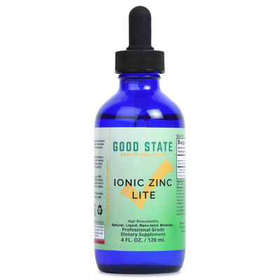 Liquid Ionic Zinc Lite Supplement | Glass Bottle
