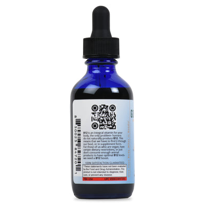 Liquid B12 Supplement | Methylcobalamin, Adenosylcobalamin | Vegan Friendly