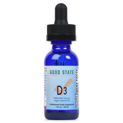 Liquid Vegan D3 Supplement | Glass Bottle