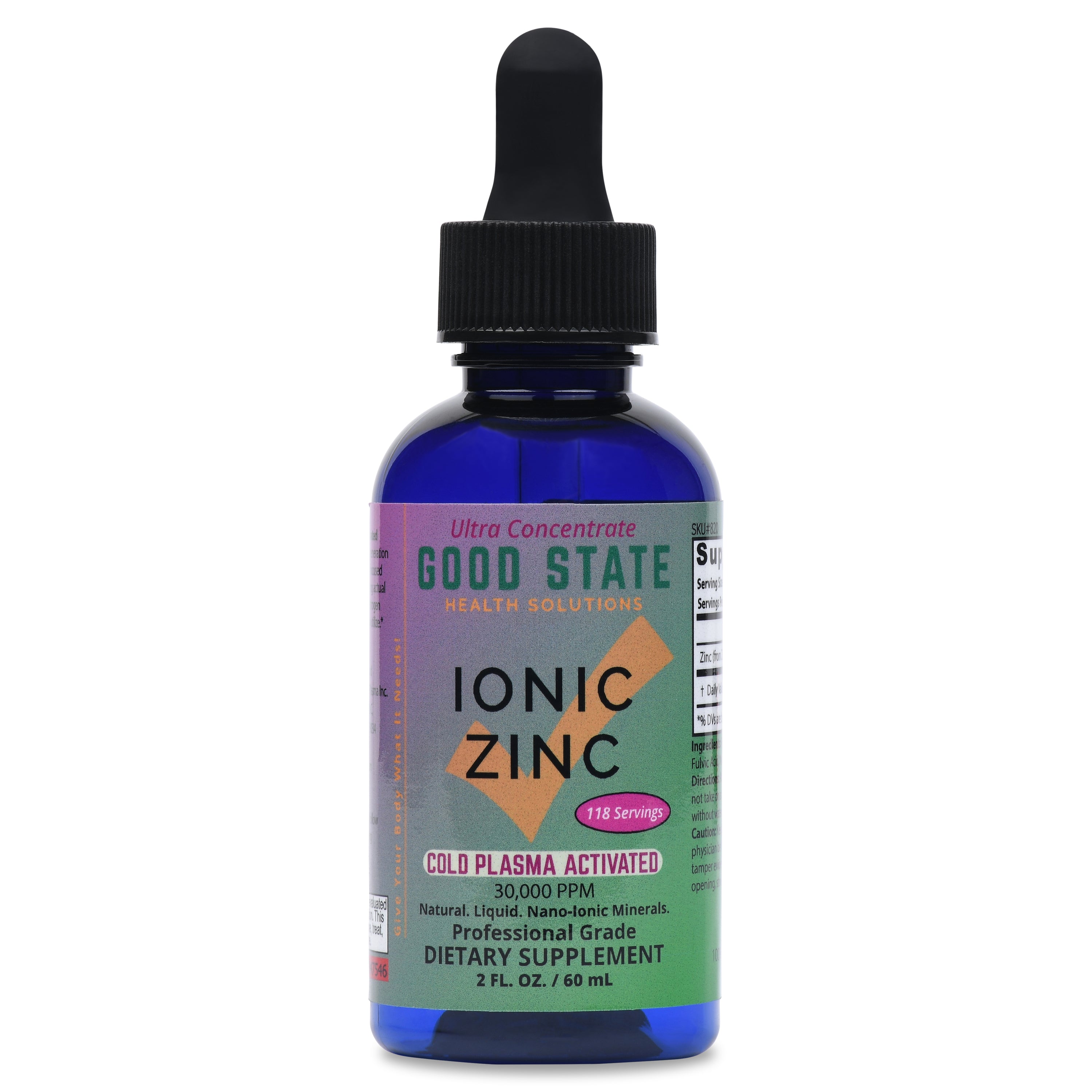 Generators Zinc Cold Plasma-Activated Liquid Ionic Zinc Ultra Concentrate by Good Stat ...