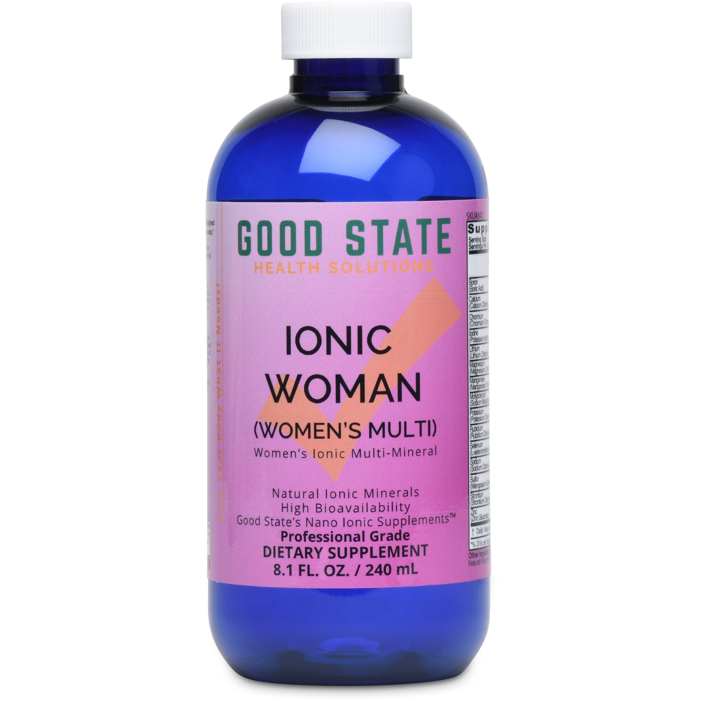 Ionic Woman with Programs by Good State | Woman's Liquid Ionic Multi-Mineral