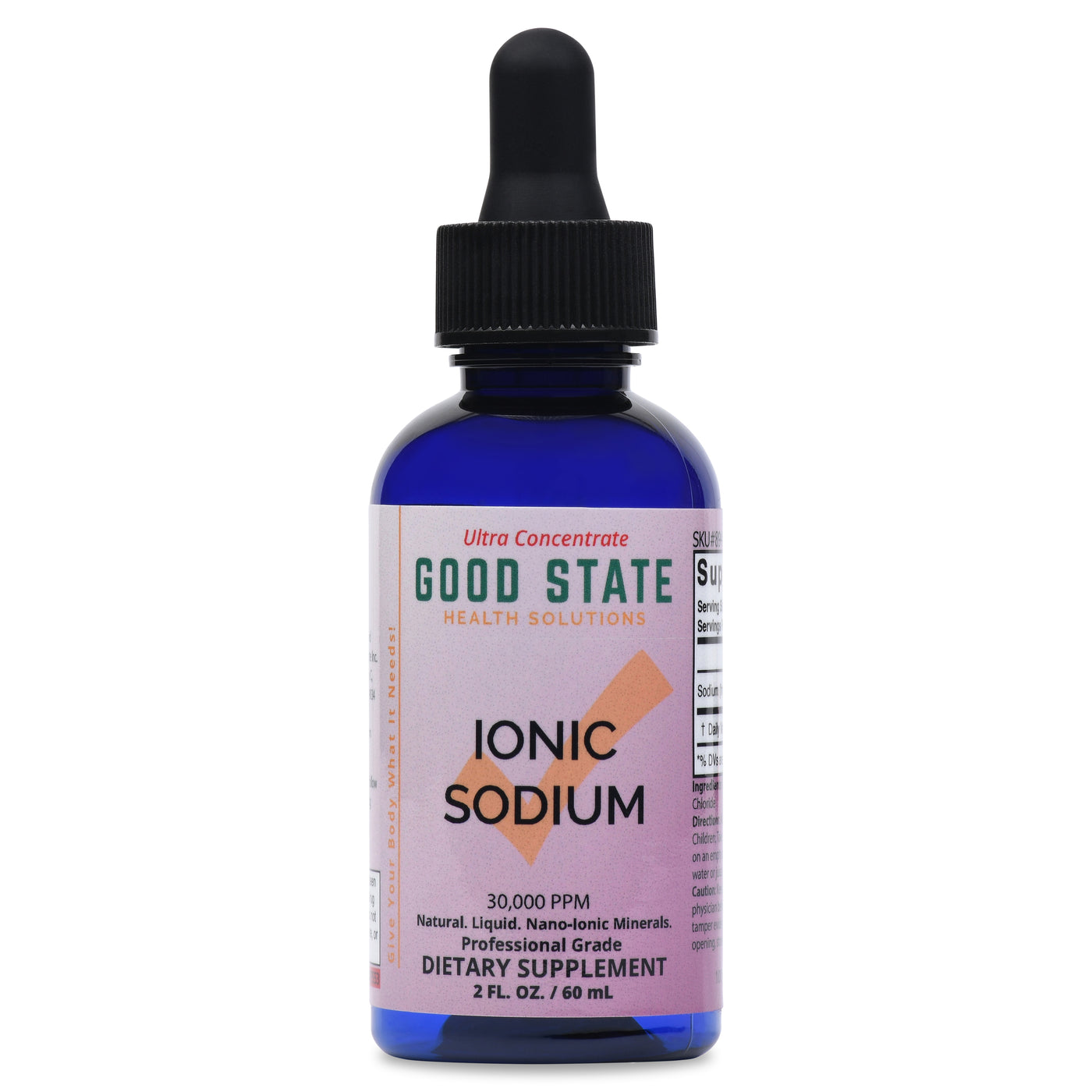 Ultra Concentrate Liquid Ionic Sodium Supplement