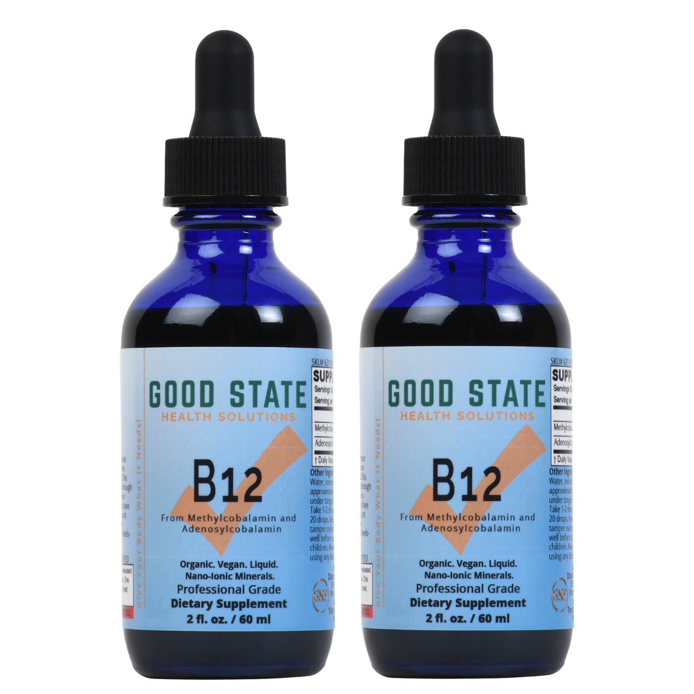 Liquid B12 BUNDLE | Vegan | 2 FL OZ