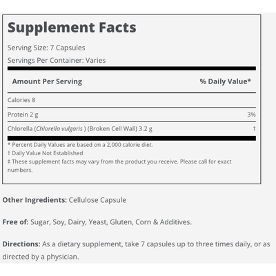Chlorella (Broken Cell Wall) 450mg (30P)