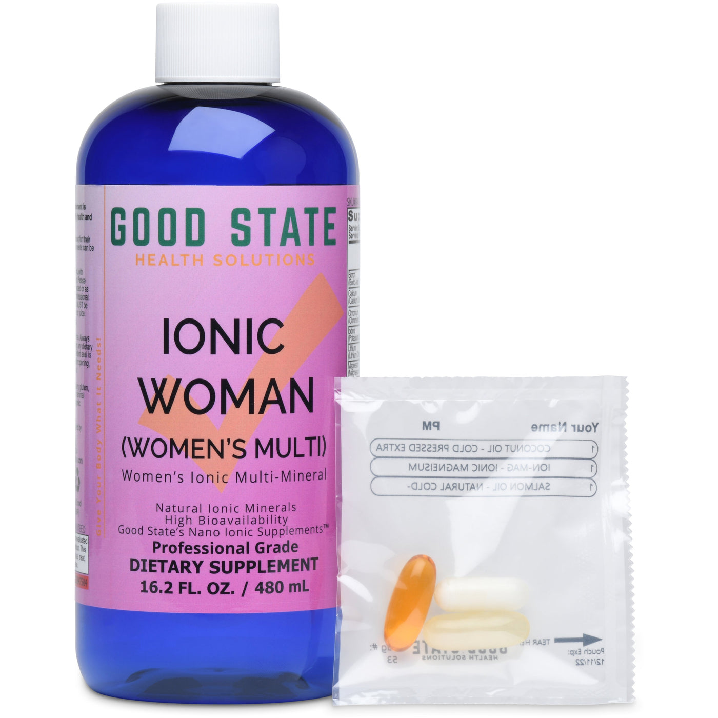 Ionic Woman with Programs by Good State | Woman's Liquid Ionic Multi-Mineral